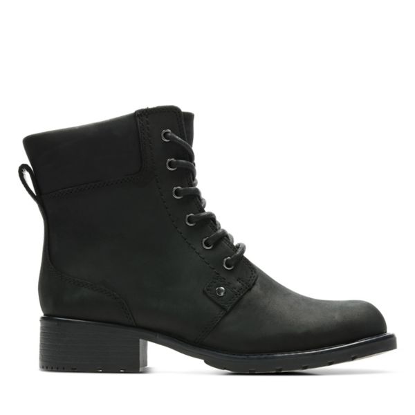 Clarks Womens Orinoco Spice Ankle Boots Black | USA-1049835